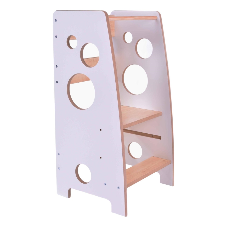 Tanulótorony LINDA fehér/juhar