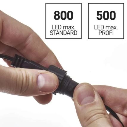 Tápegység összekapcsolható karácsonyi fényfüzérekhez 12W/230V IP44