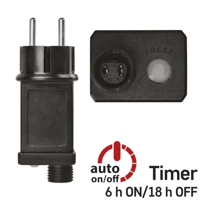 Tápegység összekapcsolható karácsonyi fényfüzérekhez 12W/230V IP44