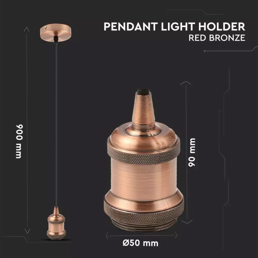 Tápkábel  1xE27/60W/230V