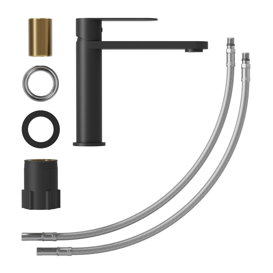 TARNBY mosdócsaptelep 17,3 cm matt fekete