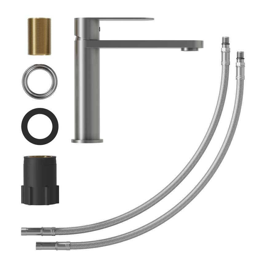 TARNBY mosdócsaptelep 17,3 cm porszórt szürke