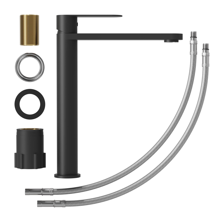 TARNBY mosdócsaptelep, 27,3 cm, matt fekete