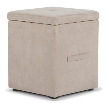 Tároló pad GRIDI 50x41 cm bézs