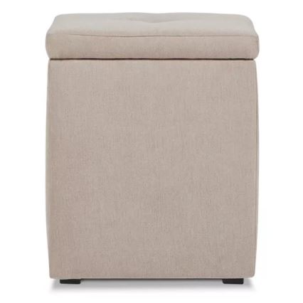 Tároló pad GRIDI 50x41 cm bézs