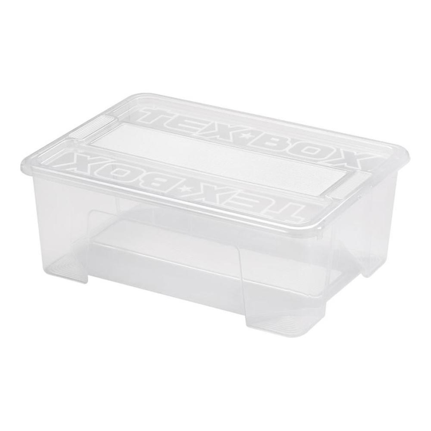 Tárolódoboz TEX BOX 10 l átlátszó