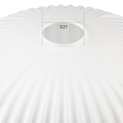 Tartalék üveg csillárhoz HARMA E27 14x25 cm fehér