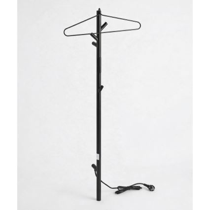 Tartó elektromos törölközőszárítóhoz 45x12,2 cm fekete