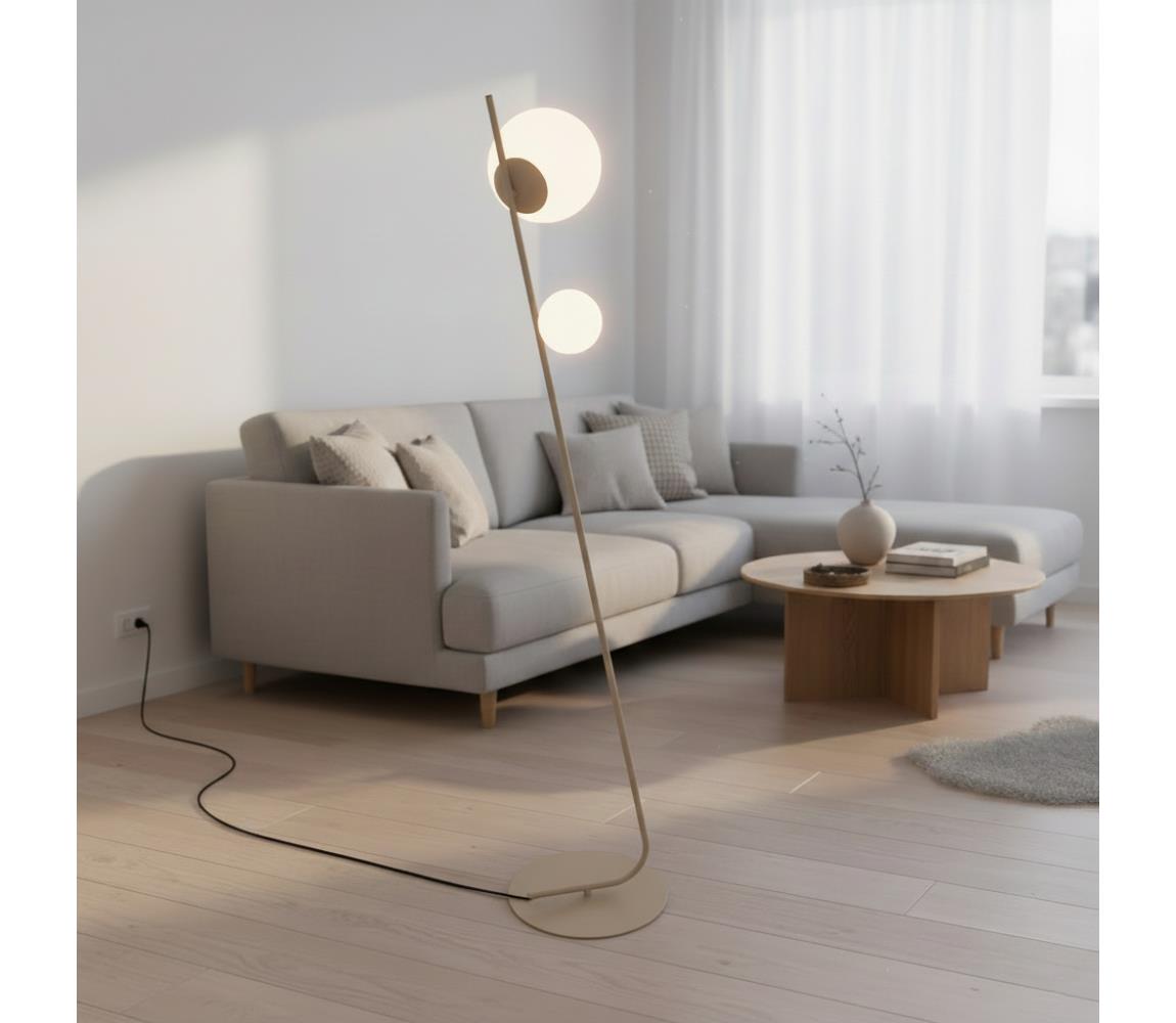 EMIBIG TATU állólámpa 2xG9/8W/230V bézs 1506/LP2