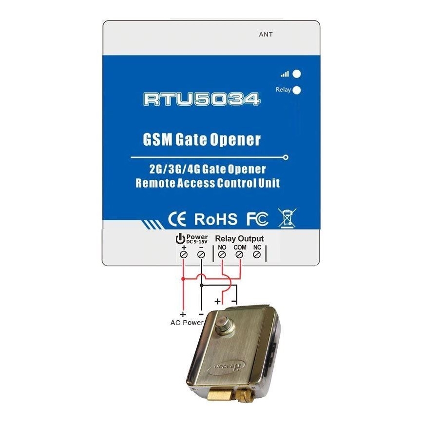 Távirányító a kapu nyitásához