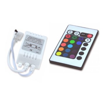 Távirányító + szabályzó RGB 12V
