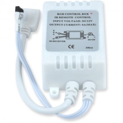 Távirányító + szabályzó RGB 12V