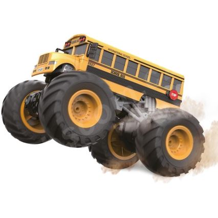 Távirányítós busz narancssárga/fekete