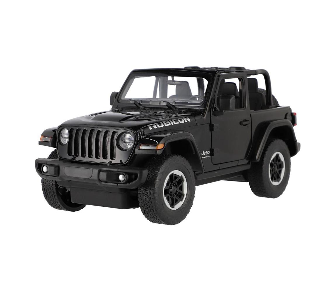 Teddies Távirányítós Jeep Wrangler Rubicon RASTAR, 5xAA + 2xAA, fekete 00850601
