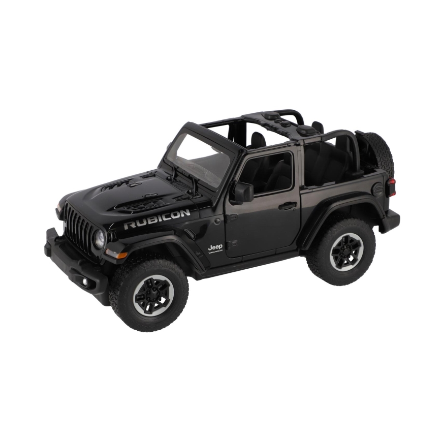 Távirányítós Jeep Wrangler Rubicon RASTAR, 5xAA + 2xAA, fekete