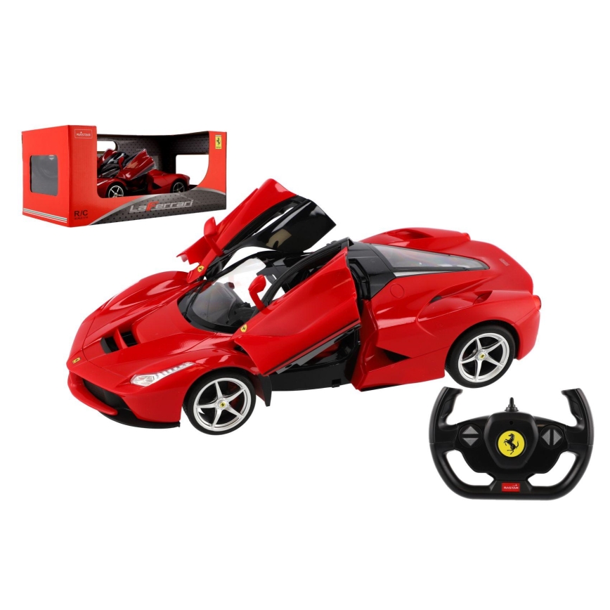 Távirányítós RC autó Ferrari LaFerrari RASTAR, 5xAA + 2xAA, piros