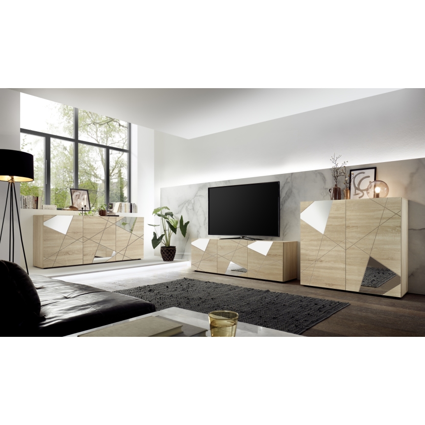 TAVRI komód Sonoma tölgy