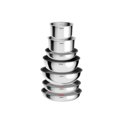 Tefal - 15 részes INGENIO COOK rozsdamentes acél edénykészlet