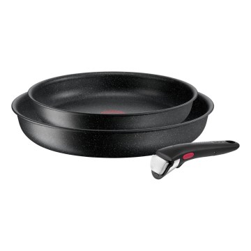 Tefal - 3 darabos INGENIO BLACK STONE serpenyőszett