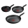 Tefal - 3 részes serpenyőkészlet DARK ESSENTIAL
