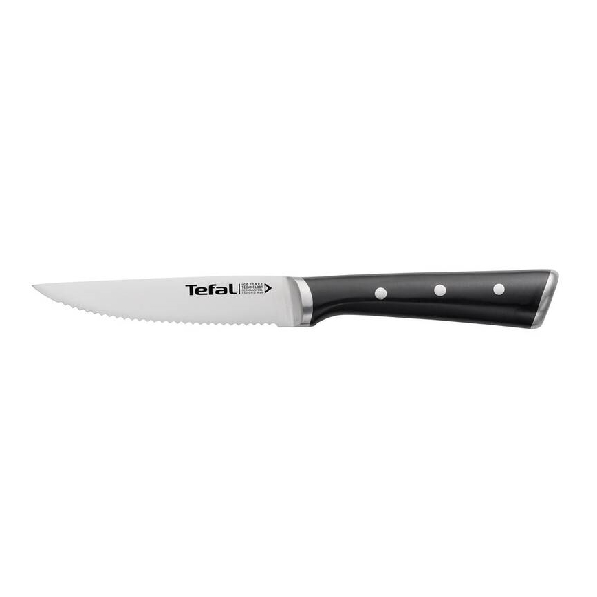 Tefal - SZETT 4x rozsdamentes steakkés ICE FORCE 11 cm, fényes króm/fekete