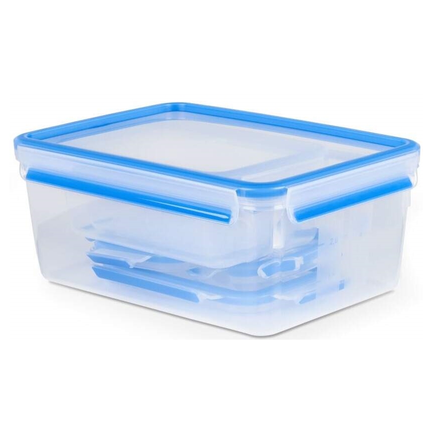 Tefal - 5 darabos MASTER SEAL FRESH ételtároló doboz készlet, kék