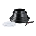 Tefal - 8 részes INGENIO BLACK STONE edénykészlet