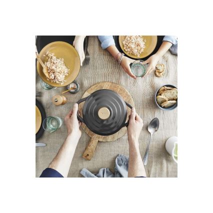 Tefal - Lábos fedővel AIR 20 cm antracit