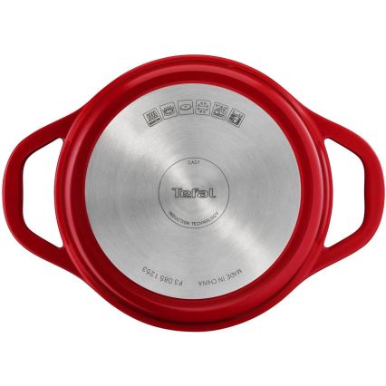 Tefal - AIR lábas 20 cm, fedővel, piros