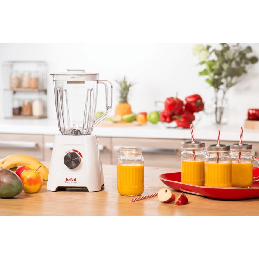 Tefal - Asztali turmixgép BLENDFORCE 600W/230V fehér