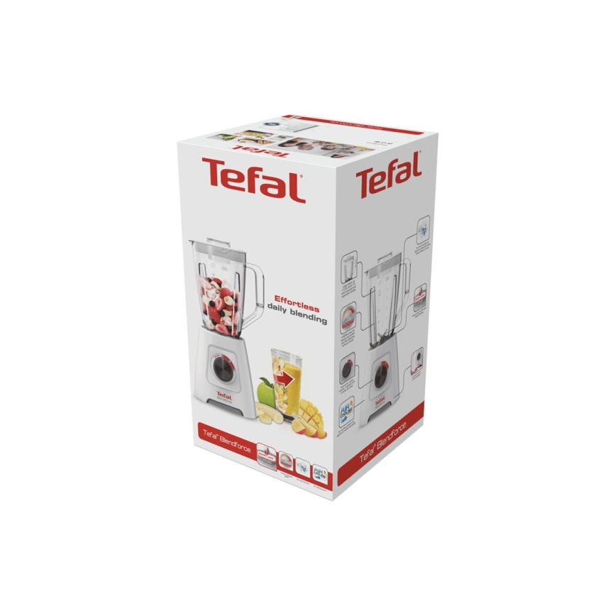 Tefal - Asztali turmixgép BLENDFORCE 600W/230V fehér