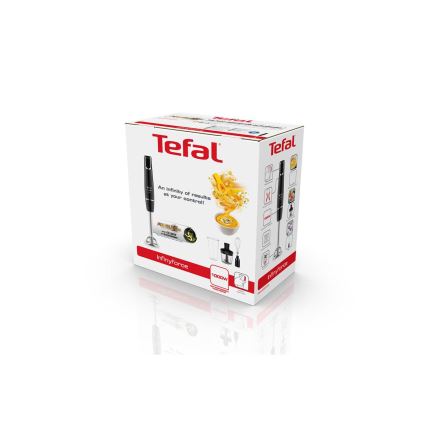 Tefal - Botmixer INFINY FORCE V2 3in1 1000W/230V fekete/rozsdamentes