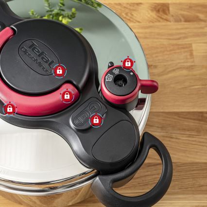 Tefal - CLIPSO MINUT EASY 9 l-es nyomásfőző