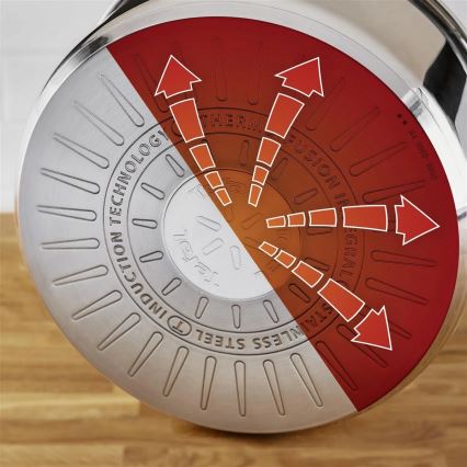 Tefal - DELICIOUS 3 részes rozsdamentes edénykészlet