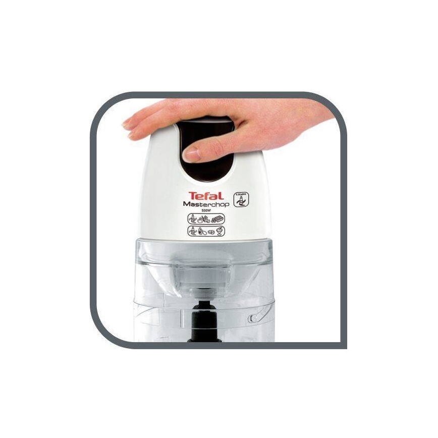 Tefal - Elektromos aprító 500 ml MASTERCHOP XL 500W/230V fehér