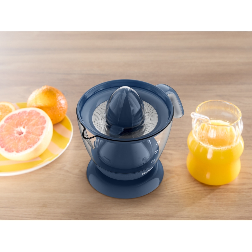 Tefal - Elektromos citrusprés MORNING CITRUS PRESS 0,8 l 25W/230V kék