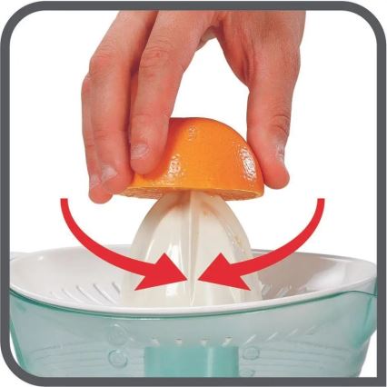 Tefal - Elektromos citrusprés VITAPRESS 0,6 l 25W/230V fehér/fekete