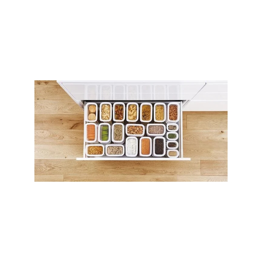 Tefal - Élelmiszer tartó 0,45 l OPTIMA fehér/átlátszó