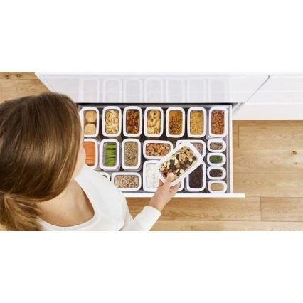 Tefal - Élelmiszer tartó 0,45 l OPTIMA fehér/átlátszó