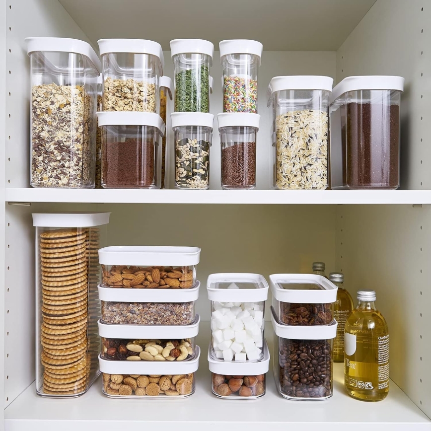 Tefal - Élelmiszer tartó 2,2 l OPTIMA fehér/átlátszó