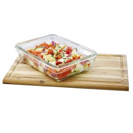 Tefal - Élelmiszerdoboz 2 l MSEAL GLASS piros/üveg