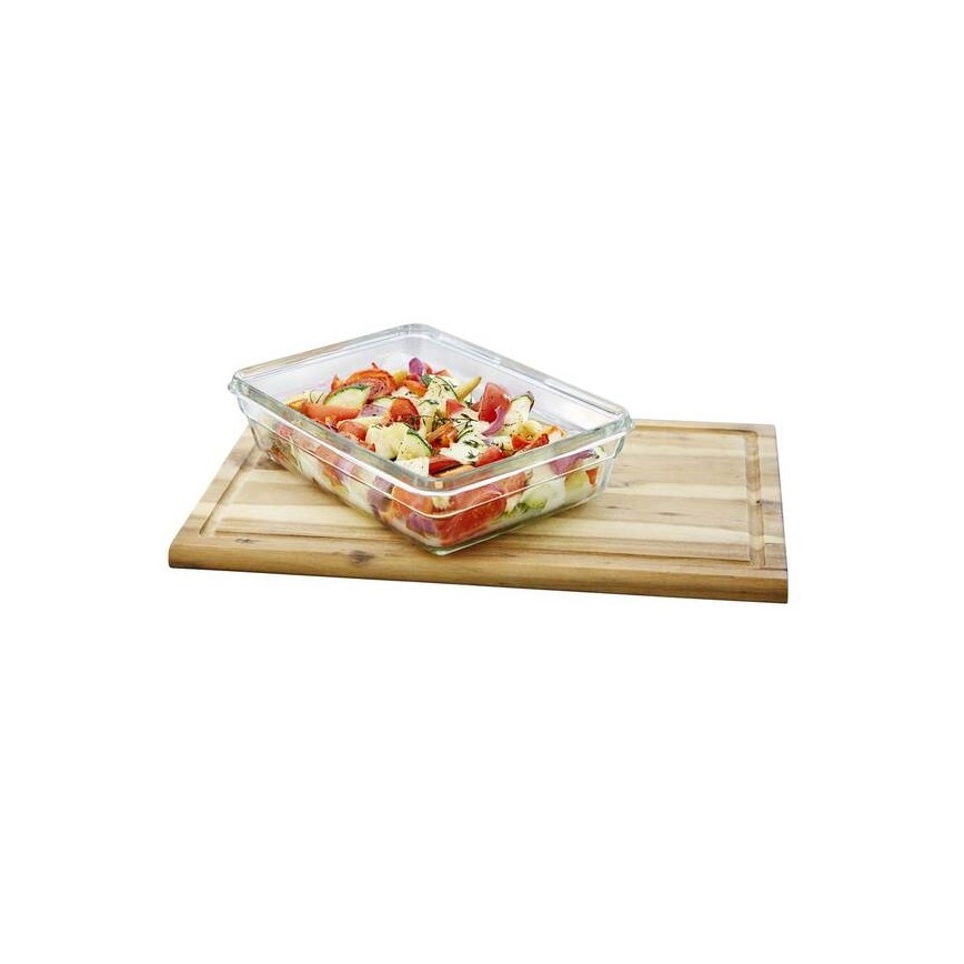 Tefal - Élelmiszerdoboz 2 l MSEAL GLASS piros/üveg