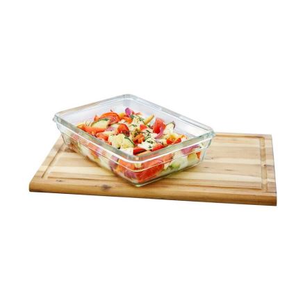 Tefal - Élelmiszertároló doboz 0,45 l MSEAL GLASS piros/üveg