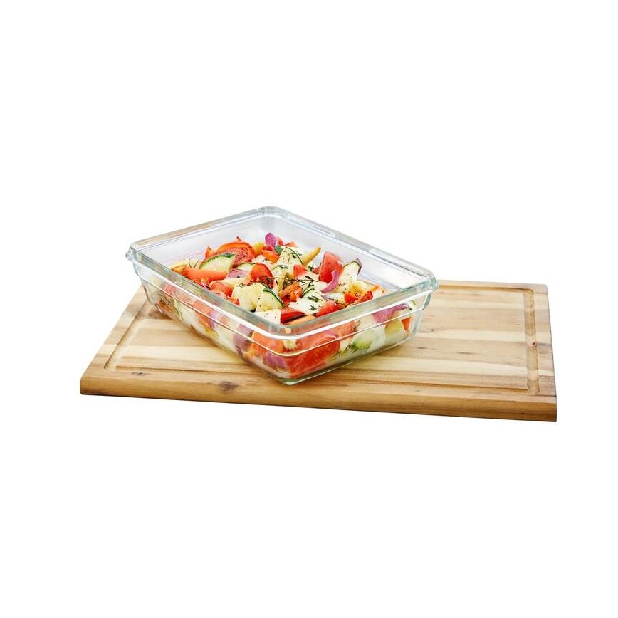 Tefal - Élelmiszertároló doboz 0,45 l MSEAL GLASS piros/üveg