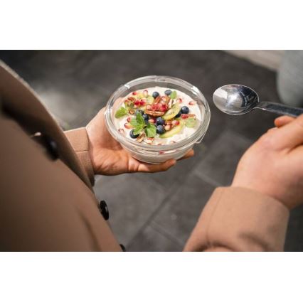 Tefal - Élelmiszertároló doboz 0,6 l MSEAL GLASS piros/üveg