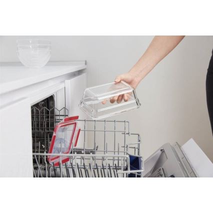 Tefal - Élelmiszertároló doboz 0,85 l MSEAL GLASS piros/üveg