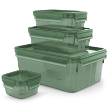 Tefal - Élelmiszertartó készlet 4 db MASTER SEAL ECO zöld