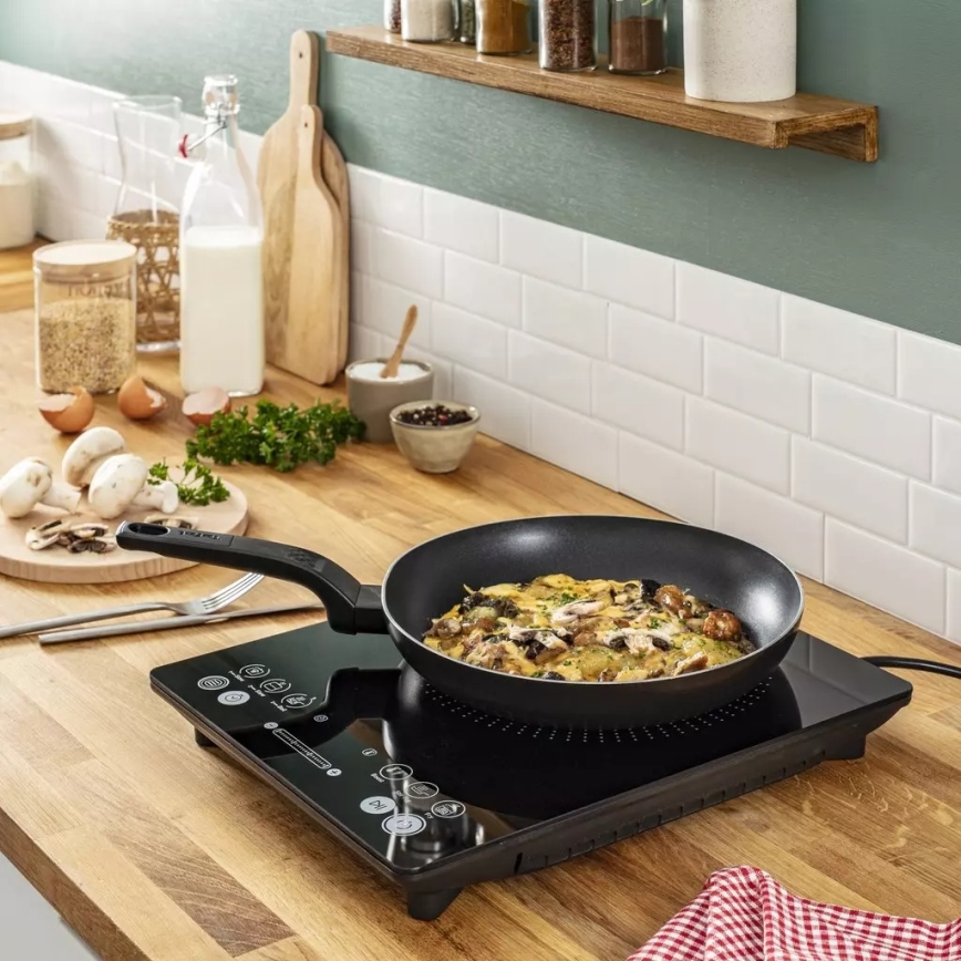 Tefal - EVERYDAY SLIM indukciós főzőlap 2100W/230V fekete