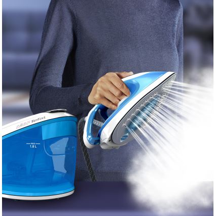 Tefal - EXPRESS AIRGLIDE gőzgenerátor 2800 W/230 V, kék