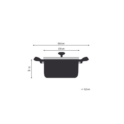 Tefal - EXTREME 16 cm-es lábas fedővel